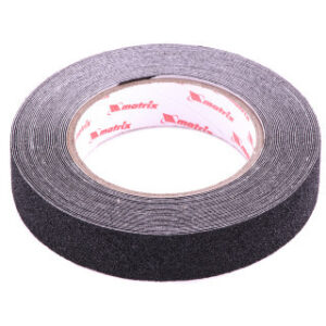 Лента клейкая противоскользящая, черная 25 мм x 10 м