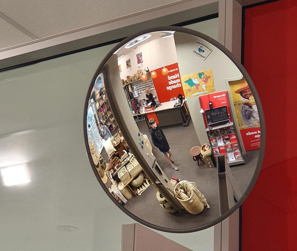 Зеркало сферическое обзорное противокражное 400мм — изображение 3