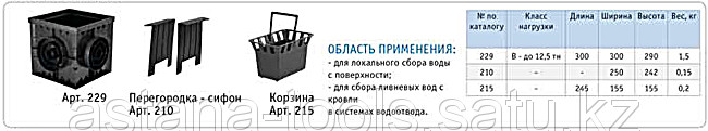 Дождеприемник пластиковый 300х300х300мм — изображение 2