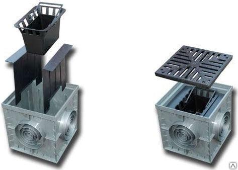 Дождеприемник пластиковый 30х30х30см